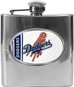 MLB Los Angeles Dodgers 6oz Stainless Steel Flask
