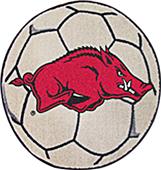 Fan Mats University of Arkansas Soccer Ball Mat Fan Mats University of Arkansas Soccer Ball Mat