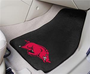 Fan Mats University of Arkansas Carpet Car Mats