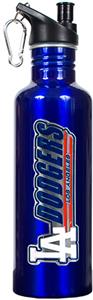 MLB Dodgers Blue Stainless Water Bottle