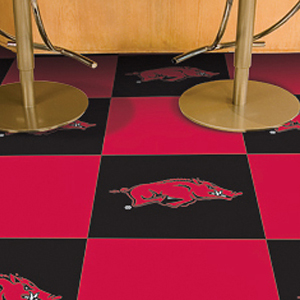 Fan Mats University of Arkansas Team Carpet Tiles