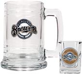 MLB Milwaukee Brewers Boilermaker Gift Set