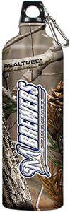 MLB Brewers RealTree Aluminum Water Bottle