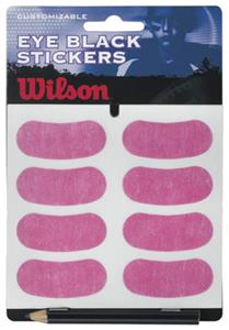 Wilson Pink Eye Black Stickers Cancer Awareness 