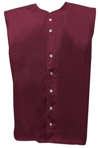 A4 Full Button Sleeveless Mesh Baseball Jersey