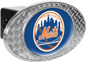 MLB New York Mets Diamond Plate Hitch Cover