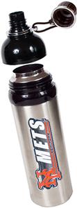 MLB Mets Stainless Water Bottle w/Black Top