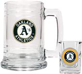 MLB Oakland Athletics Boilermaker Gift Set