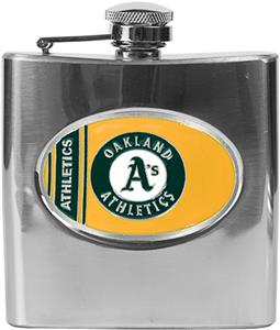 MLB Oakland Athletics 6oz Stainless Steel Flask