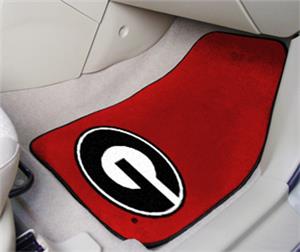 Fan Mats University of Georgia Red Carpet Car Mats