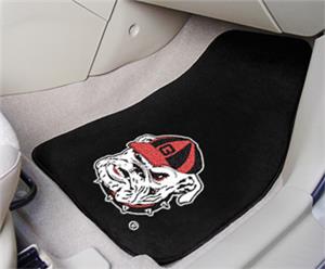 Fan Mats University of Georgia Bulldog Car Mats