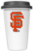 MLB Giants Double Wall Ceramic Cup w/Black Lid