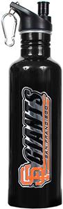 MLB Giants Black Stainless Water Bottle