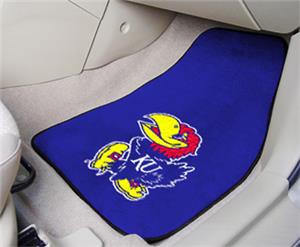 Fan Mats University of Kansas Carpet Car Mats 