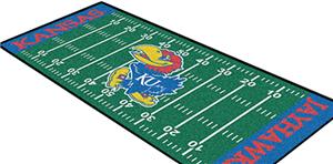 Fan Mats University of Kansas Football Runner