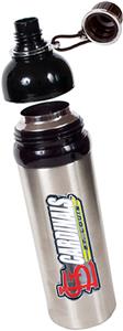 MLB Cardinals Stainless Water Bottle w/Black Top
