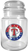 MLB Texas Rangers Glass Candy Jar