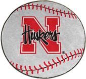Fan Mats University of Nebraska Baseball Mat