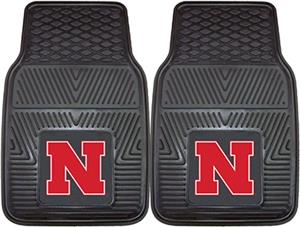 Fan Mats University of Nebraska Vinyl Car Mats