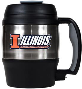 NCAA U of Illinois 52oz Macho Travel Mug