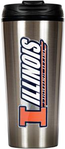 NCAA Illinois Fighting Illini 16oz Travel Tumbler