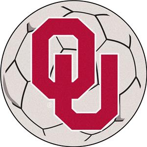 Fan Mats University of Oklahoma Soccer Ball Mat