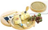 Picnic Plus Wood & Glass Davos Cheese Board