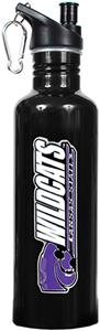NCAA Kansas State Wildcats Black Water Bottle