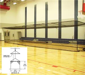 Gared 10'H x 12'W x 55'L Multi-Sport Cages