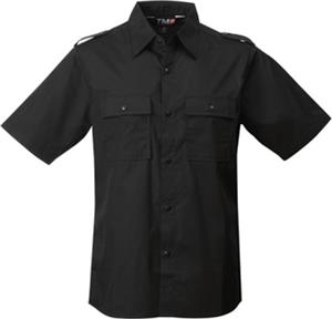TRI MOUNTAIN Spoiler Collared Short Sleeve Shirt