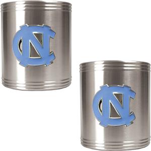 NCAA U of N Carolina Stainless Steel Can Holders