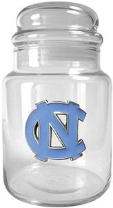 NCAA U of N Carolina Glass Candy Jar