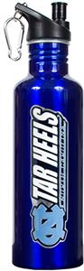NCAA North Carolina Tar Heels Blue Water Bottle