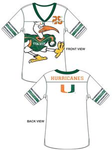 Emerson Street Miami Hurricanes Jersey Tunic