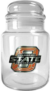 NCAA Oklahoma State Cowboys Glass Candy Jar