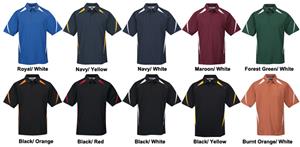 TRI MOUNTAIN Lightning Birdseye Mesh Polo