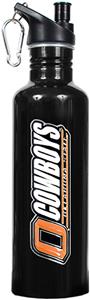 NCAA Oklahoma State Cowboys Black Water Bottle