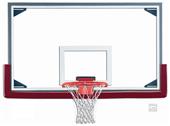 Gared Collegiate 72" Glass Baskeball Backboard Pkg Gared Collegiate 72" Glass Baskeball Backboard Pkg