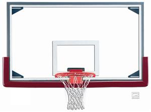 Gared Collegiate 72" Glass Baskeball Backboard Pkg