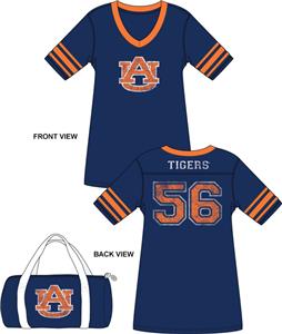 Emerson Street Auburn Tigers Jersey Nightshirt