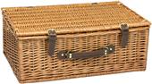 Picnic Time English-Style 4 Person Suitcase Basket
