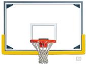 Gared Scholastic 72" Glass Baskeball Backboard Pkg Gared Scholastic 72" Glass Baskeball Backboard Pkg