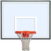Gared 3050 Specialty 54" Glass / Steel Backboard Gared 3050 Specialty 54" Glass / Steel Backboard