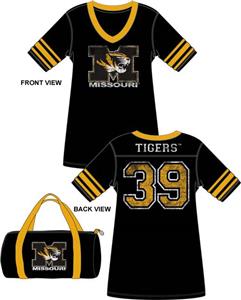 Emerson Street Missouri Tigers Jersey Nightshirt