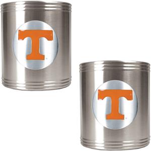 NCAA U of Tennessee Stainless Steel Can Holders
