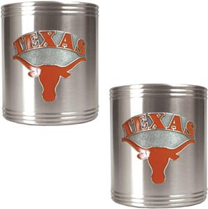 NCAA Texas Longhorns Stainless Steel Can Holders