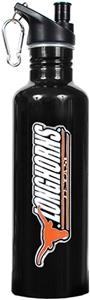 NCAA Texas Longhorns Black Water Bottle