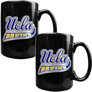 NCAA UCLA Bruins Black Ceramic Mug (Set of 2)