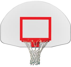 Gared 1245T 35" x 54" Fan Shape Steel Backboards