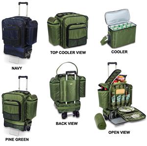 Picnic Time Excursion Insulated Cooler Trolley